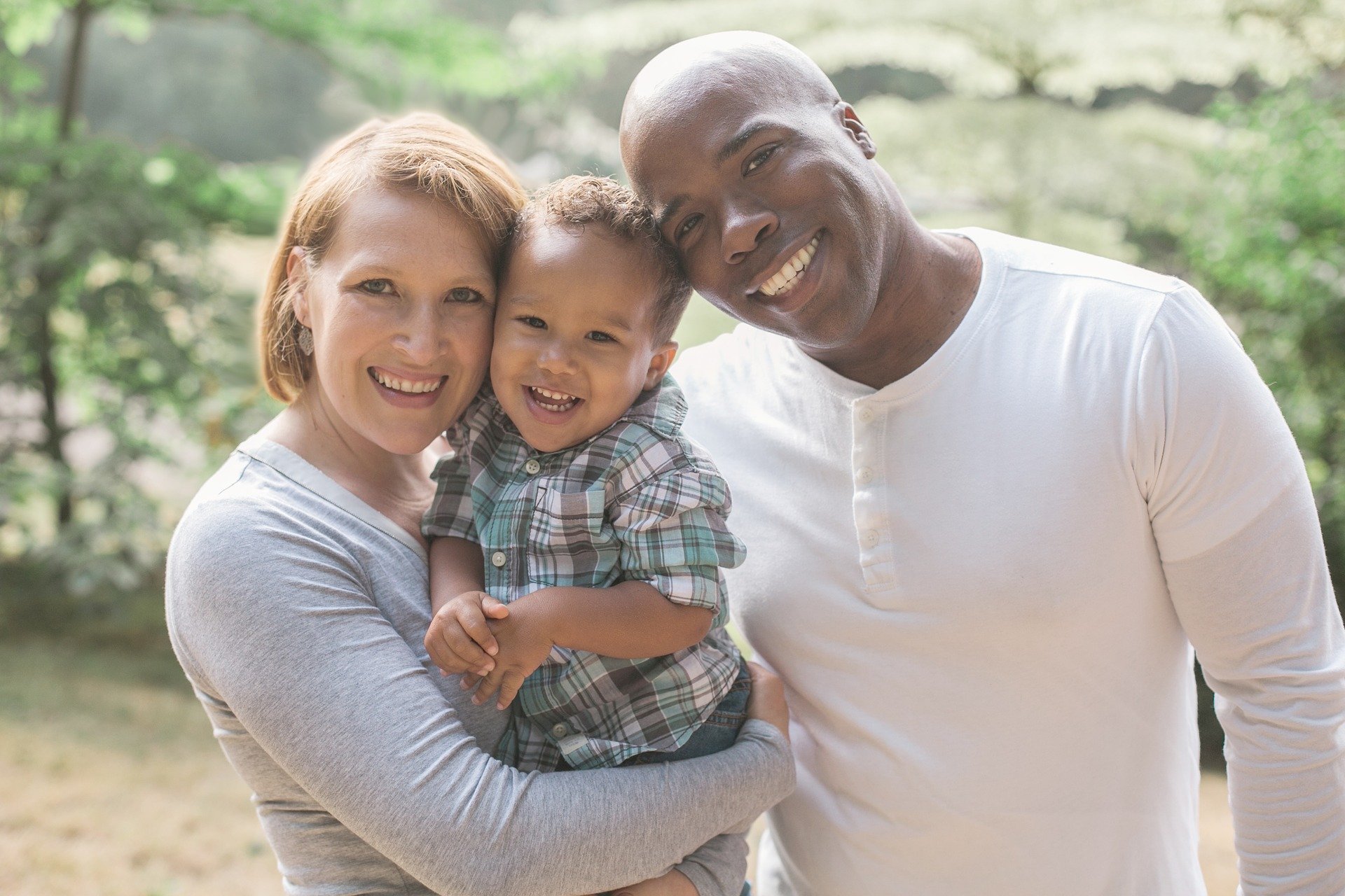 to show a beautiful family